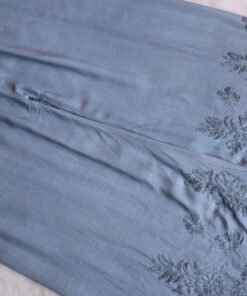 Aayat Grey Rayon Kurta Pant set - Image 6
