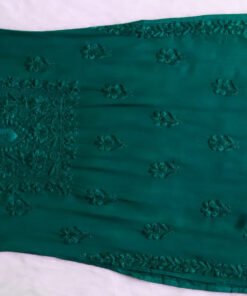 Aayat Teal Green Rayon Kurta Pant set - Image 4