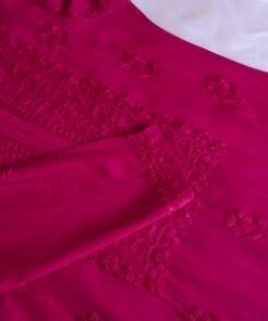 Alternative view of Aayat Deep Pink Rayon Kurta Pant set