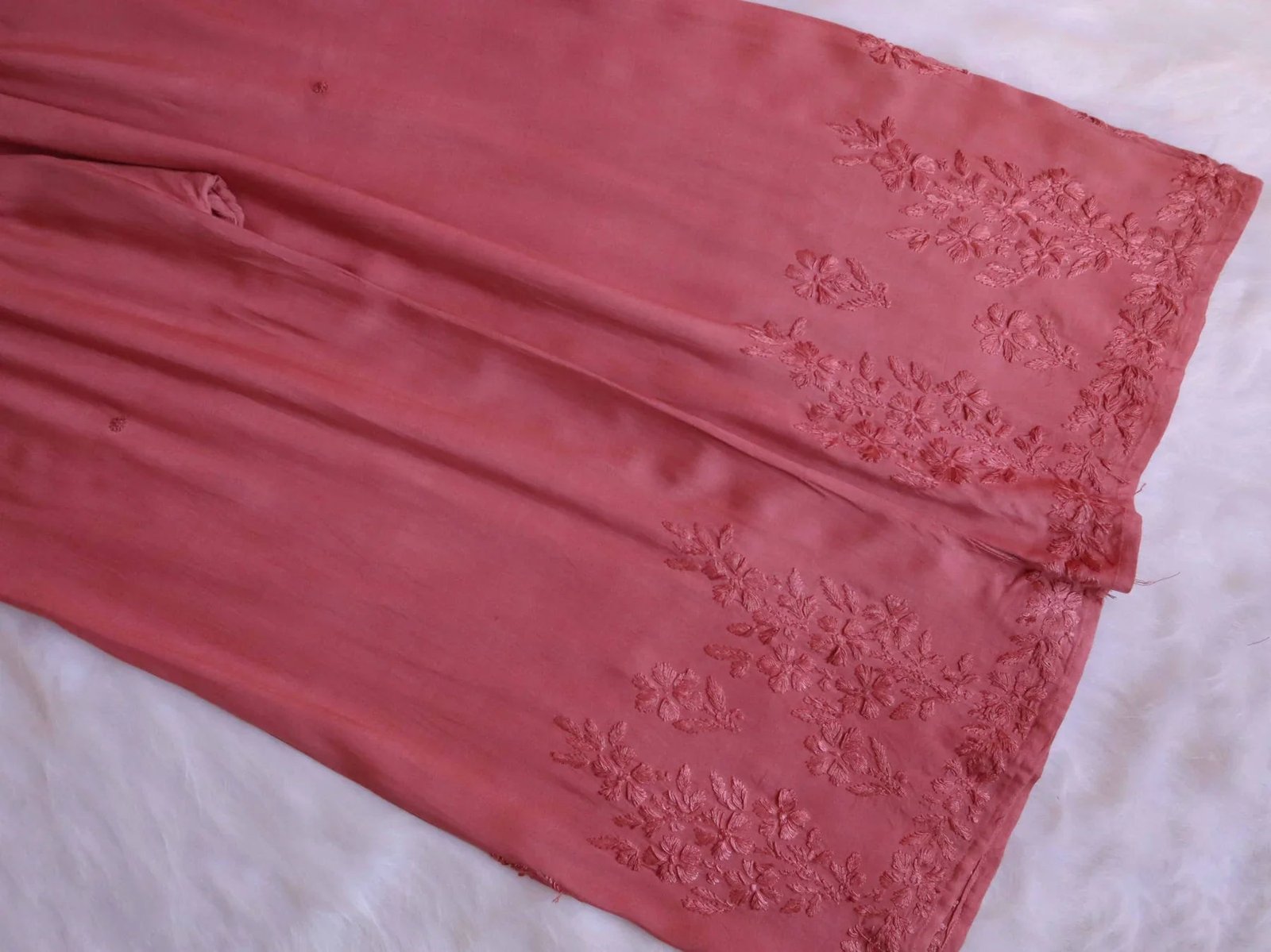 Aayat Rose Brown Rayon Kurta Pant set - Image 5