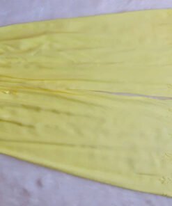 Aayat Pastel Yellow Rayon Kurta Pant set - Image 6