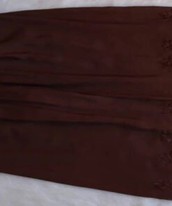 Aayat Chocolate Brown Rayon Kurta Pant set - Image 8