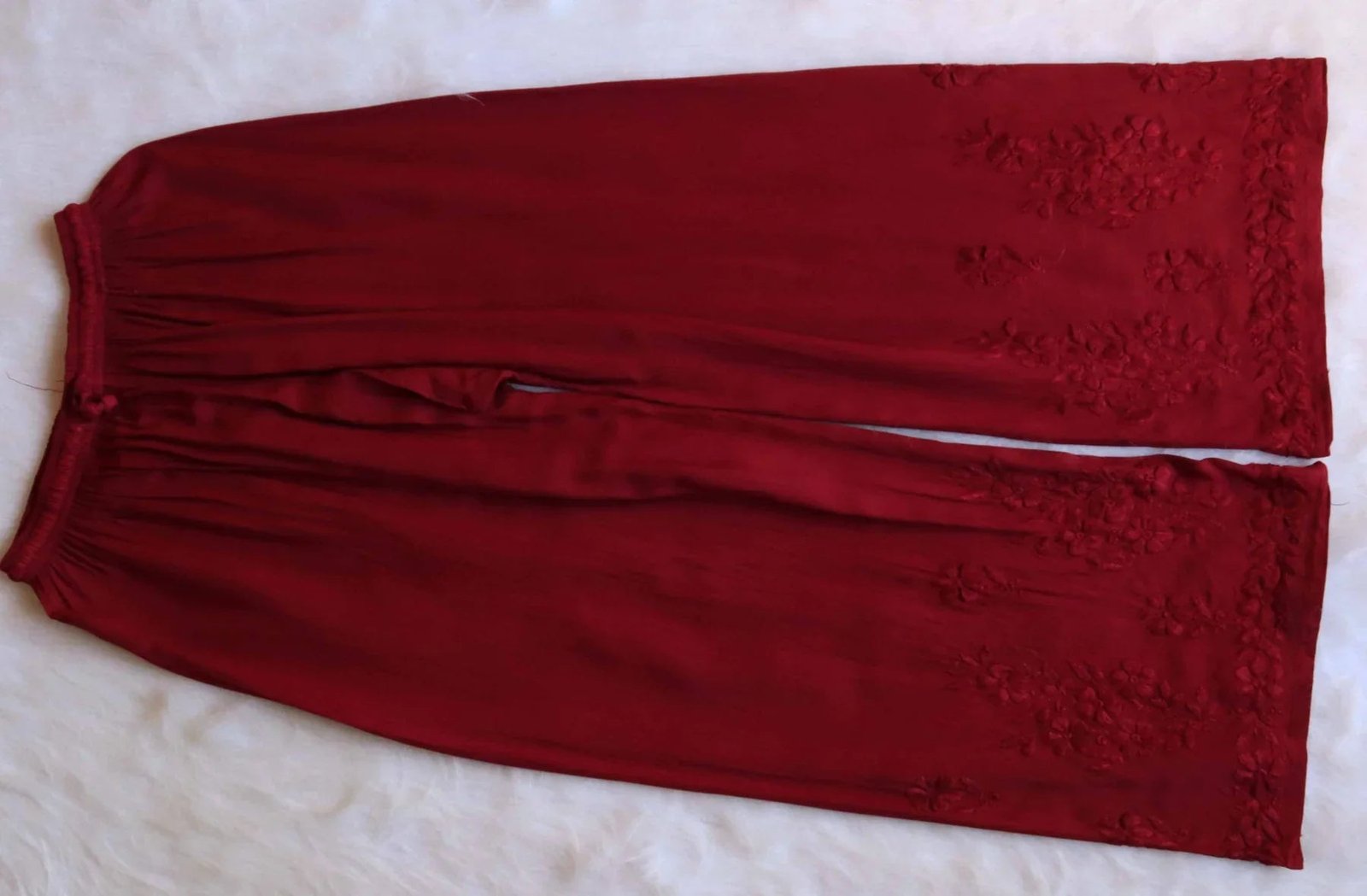 Aayat Maroon Rayon Kurta Pant set - Image 6