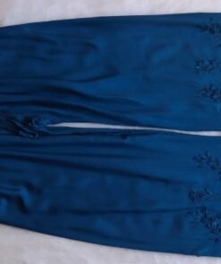 Aayat Royal Blue Rayon Kurta Pant set - Image 4