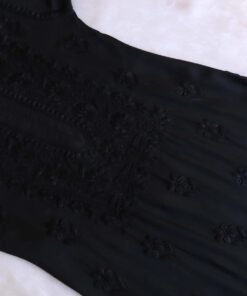 Alternative view of Aayat Black Rayon Kurta Pant set