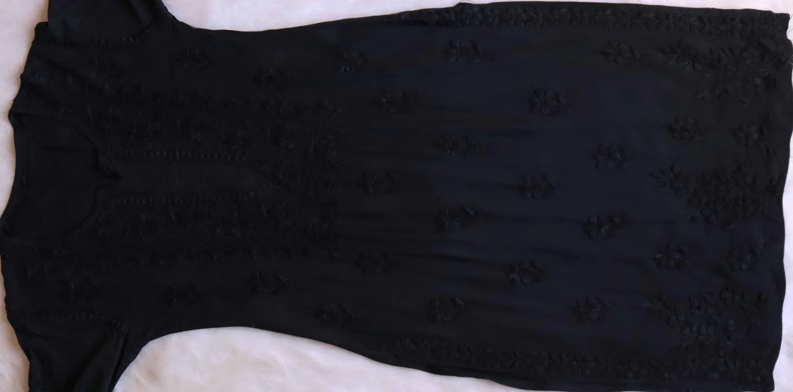 Aayat Black Rayon Kurta Pant set - Image 6
