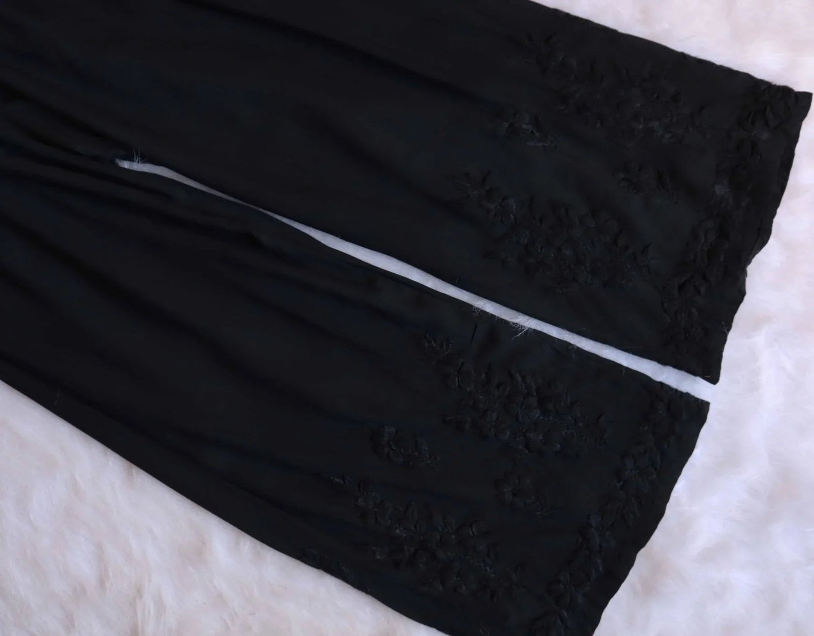 Aayat Black Rayon Kurta Pant set - Image 9