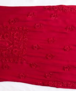 Aayat Red Rayon Kurta Pant set - Image 5