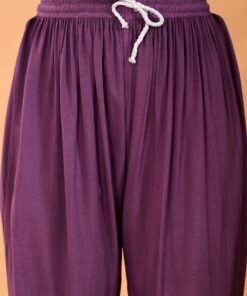 Maryam Chikankari Rayon Co-ord Set (Mauve) - Image 9